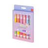 Meow H – 6 Surligneurs Double Pointe Kitty Legami – double précision et design Kitty craquant pour organiser vos notes