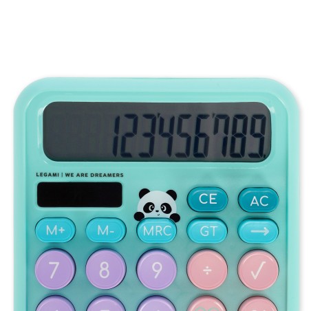 Calculatrice de Bureau Panda Legami – un design kawaii et la créativité italienne pour embellir chaque espace de travail.