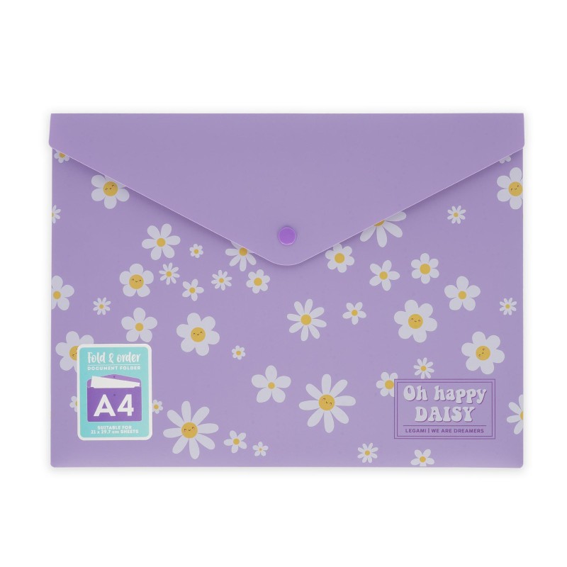 Petit Porte-Document Fold & Order Legami – l'organiseur qui combine rangement , design coloré et créativité