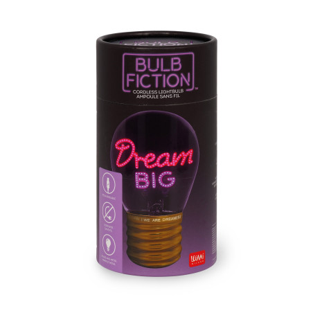Ampoule Bulb Fiction Dream Big – lumière douce, décoration originale et design créatif qui illuminent chaque intérieur