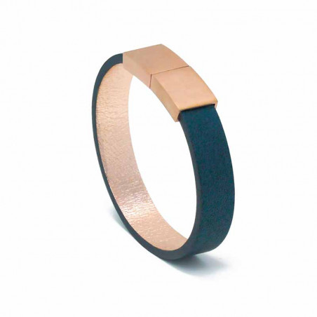 Bracelet Cuir Femme | Saphir | Aimi Studio Bracelet Cuir Femme | Saphir | Aimi Studio