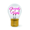 Ampoule Bulb Fiction Good Vibes – lumière douce, décoration originale et design créatif qui illuminent chaque intérieur