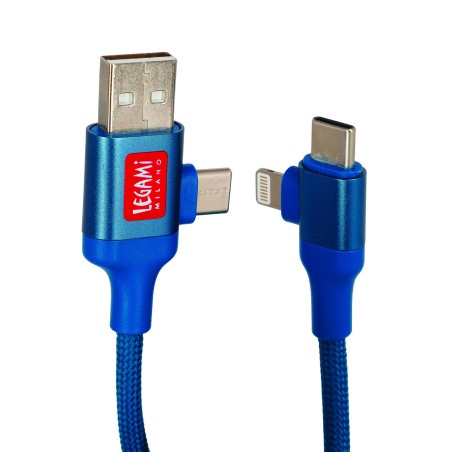 Cable Recharge Magnétique 4 en 1 Legami – recharge universelle, et design élégant pour tous vos appareils au quotidien.