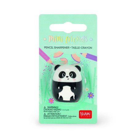 Taille-Crayon Panda Legami – La qualité italienne pour une papeterie pratique et pleine de personnalité.
