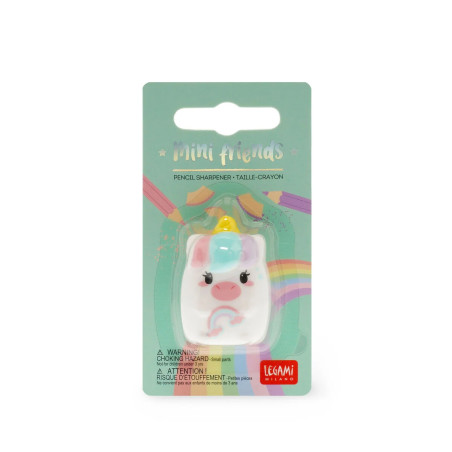 Taille-Crayon Licorne Legami – La qualité italienne pour une papeterie pratique et pleine de personnalité.