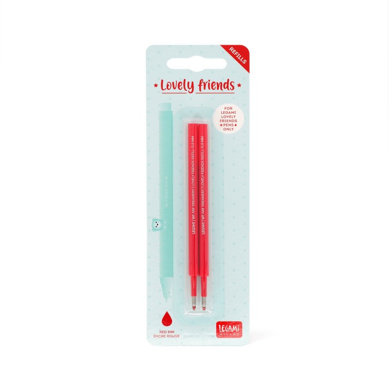 Recharge Refill Legami –  remplacement facile pour prolonger le plaisir de vos stylos Erasable et Lovely.