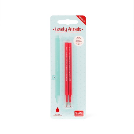 Recharge Refill Legami –  remplacement facile pour prolonger le plaisir de vos stylos Erasable et Lovely.