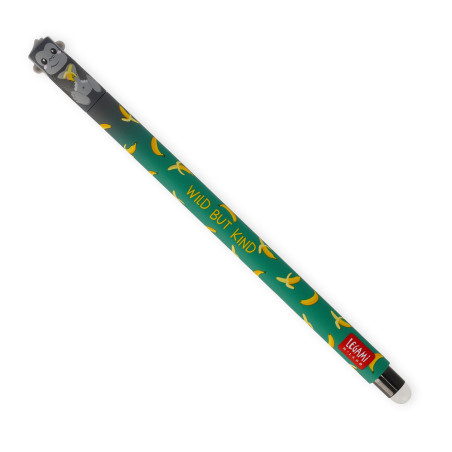Stylo Erasable Legami Gorille Effacable – écriture fluide, correction instantanée et design irrésistiblement ludique