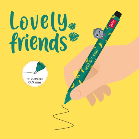 Stylo Lovely Friends Legami Gorilla  – une écriture fluide, un compagnon attachant et une touche de bonne humeur à chaque mot