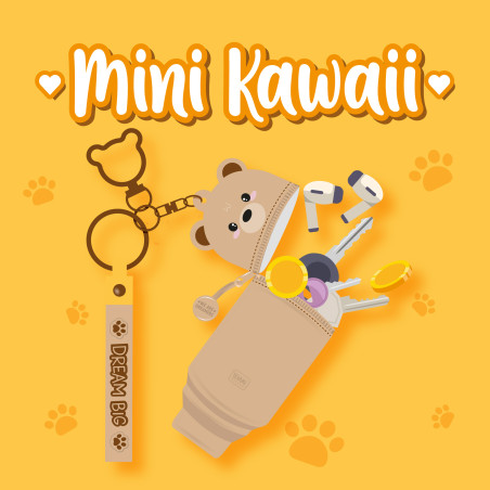 Mini Kawaii Legami | Trousse Porte-clefs en 10 animaux