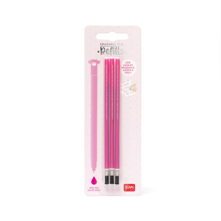 Recharge Rose Erasable Pen | Legami –  Remplacement facile de la cartouche pour prolonger le plaisir d'écrire avec votre stylo