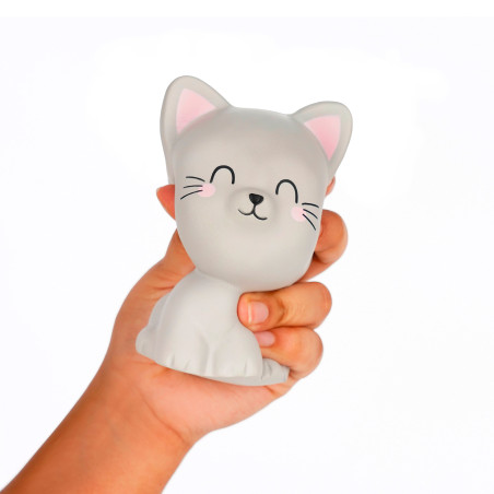 Anti-Stress Chat Kitty Squeezies Legami - Texture moelleuse, effet relaxant et design décalé pour décompresser