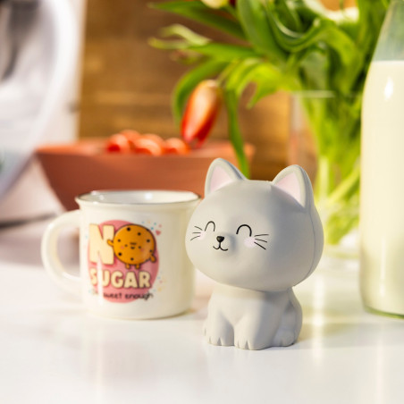 Anti-Stress Chat Kitty Squeezies Legami - Texture moelleuse, effet relaxant et design décalé pour décompresser