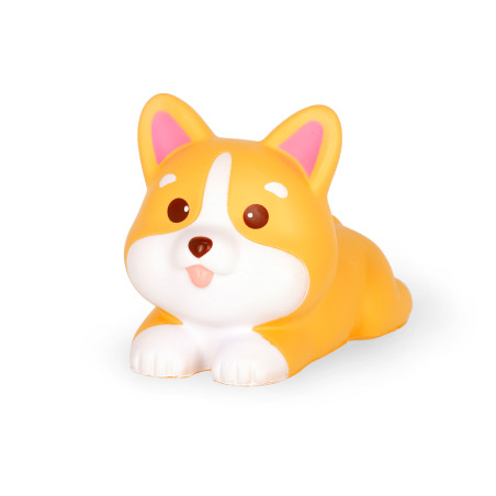 Anti-Stress Corgi Squeezies Legami - Texture moelleuse, effet relaxant et design décalé pour décompresser