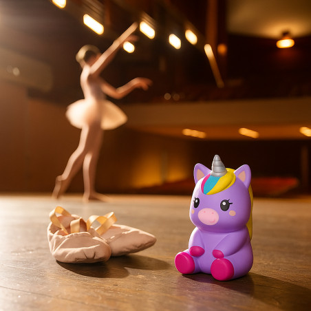 Anti-Stress Unicorn Squeezies Legami - Texture moelleuse, effet relaxant et design décalé pour décompresser