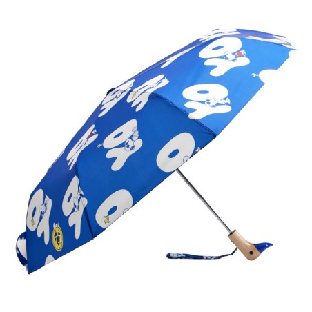 Yo! Snoopy s’affiche en bleu sur ce parapluie Original Duckhead plein de caractère.