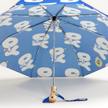 Yo! Snoopy s’affiche en bleu sur ce parapluie Original Duckhead plein de caractère.