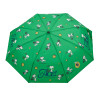 Service gagnant pour Snoopy avec le modèle Ace vert, le parapluie idéal des amateurs de tennis.