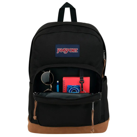 JanSport Right Pack 28L Black – bretelles rembourrées et dos matelassé