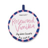 Bougie parfumée A Dopo Rosewood Vanilla Paddywax avec motif cœurs en céramique