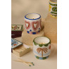 Bougie parfumée A Dopo Rosewood Vanilla Paddywax avec motif cœurs en céramique