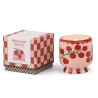 Bougie parfumée Heirloom Tomato A Dopo Paddywax avec motif tomate original et coloré.
