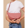 Sac banane Andréa Hindbag Rose Blush, une teinte poudrée et élégante pour une touche féminine et tendance.
