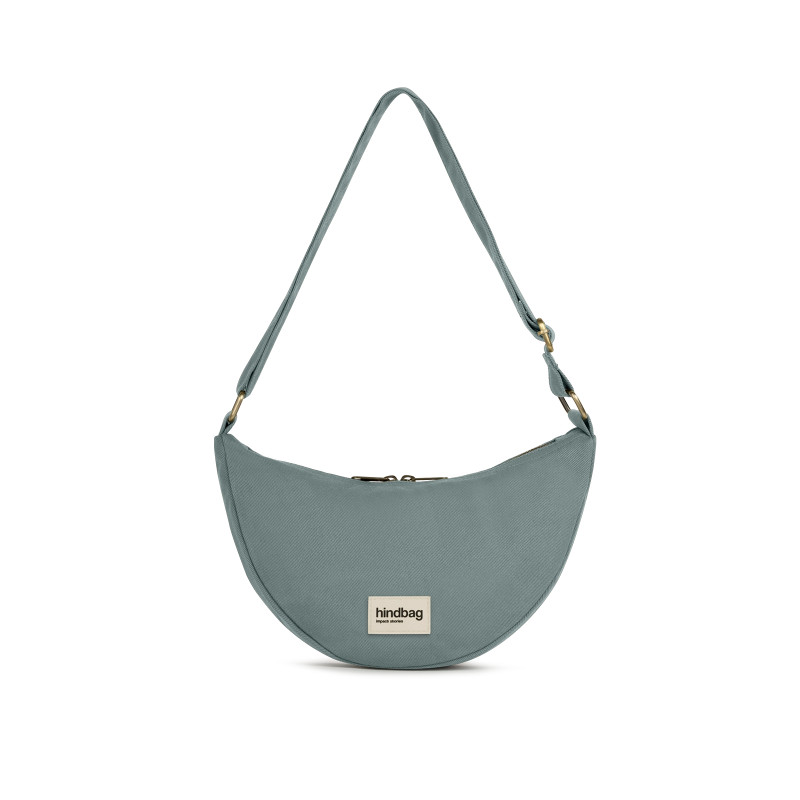 Sac banane Andréa Hindbag Sauge, une nuance douce et végétale pour une silhouette chic et naturelle.