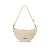 Sac banane Andréa Hindbag Toile de Jute, une teinte poudrée et élégante pour une touche féminine et tendance.