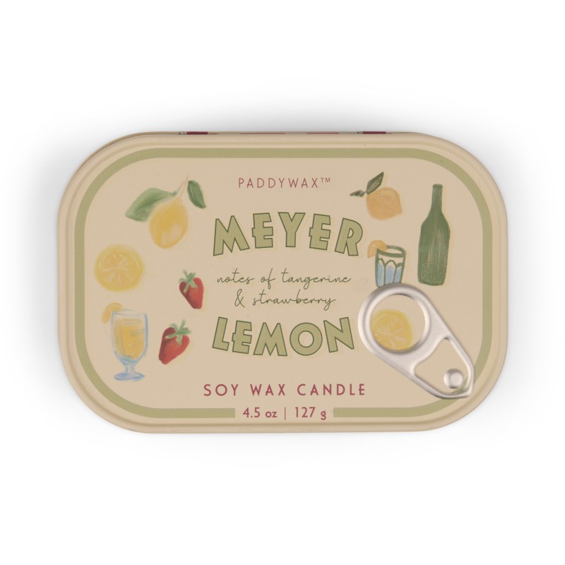 Bougie Bistrot Paddywax Meyer Lemon 8oz /125 g au parfum citron