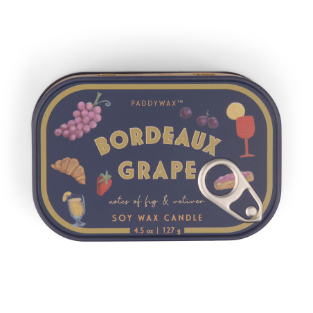 Bougie Bistrot Paddywax Bordeaux Grape 8oz - 125 g au parfum raisin