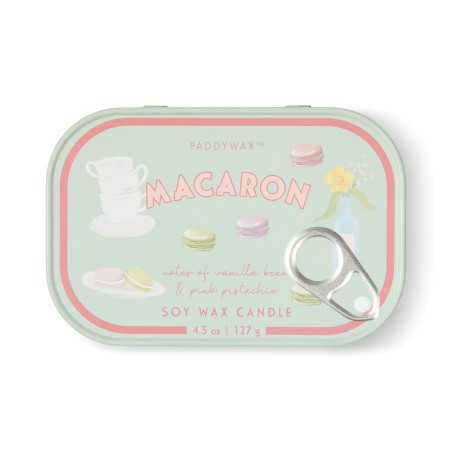 Bougie Bistrot Paddywax Macaron 8oz /125 g au parfum macaron sucré