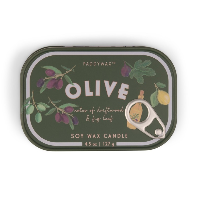 Bougie Bistrot Paddywax Olive 8oz /125 g au parfum olive