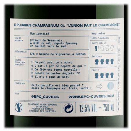 EPC Extra brut | cadeau Champagne