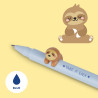 Stylo Lovely Friends Legami – Stylo Gel Rechargeable et Original