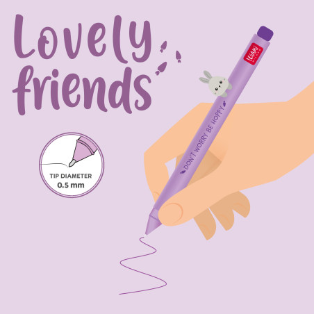 Hop hop hop, place à la mignonnerie ! Le stylo Lovely Bunny de Legami fait craquer les fans de papeterie kawaii.