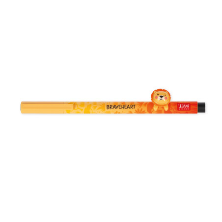 Le roi de la trousse est arrivé ! Le stylo Lovely Lion de Legami ajoute une touche craquante et pleine de caractère à tes notes.