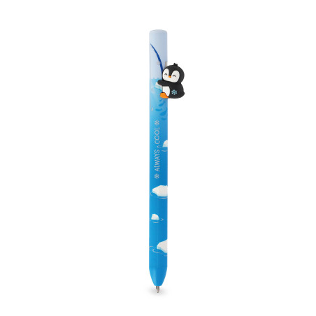 Stylo rétractable Free Hugs Penguin Legami, un adorable pingouin pour une papeterie originale et tendance.