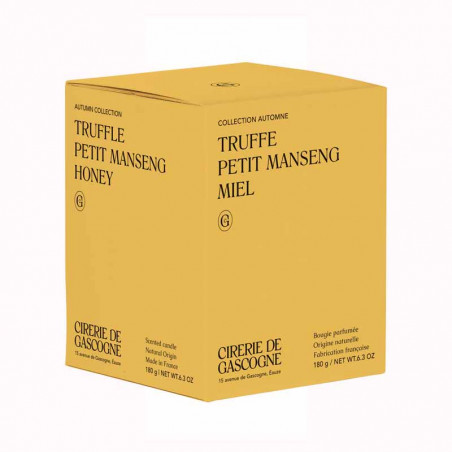 Bougie Truffe, Petit Manseng & Miel | La Cirerie De Gascogne | Idées Cadeaux