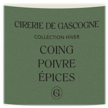 Bougie Parfumée Coing, Poivre & Piment | La Cirerie De Gascogne