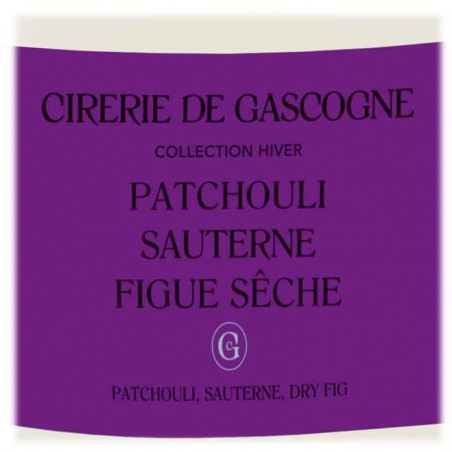 Cirerie De Gascogne |Patchouli, Sauterne & Figue Sêche