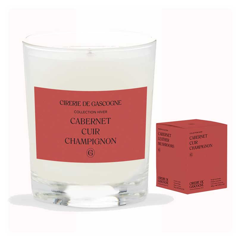 Bougie Cabernet, Cuir & Champignons | La Cirerie De Gascogne Bougie Cabernet, Cuir & Champignons | La Cirerie De Gascogne