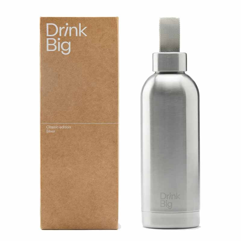 Drink Big |Bouteille Classic Silver
