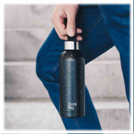 Bouteille Pattern Dark | Drink Big | idées Cadeaux