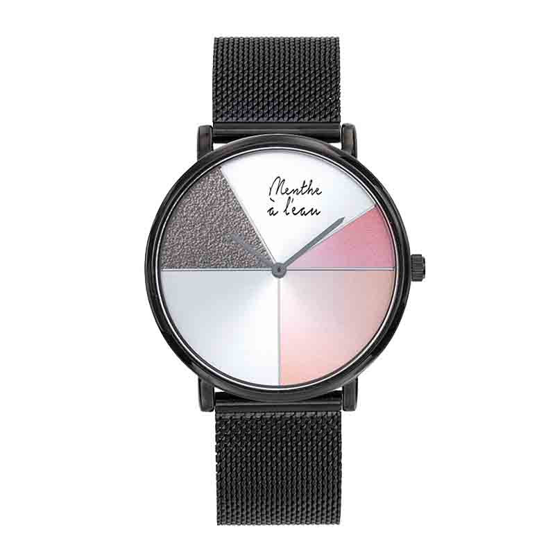 Montre Indécise Maille Noir| Menthe à L’eau | Idées Cadeaux Mode Femme Montre Indécise Maille Noir| Menthe à L’eau | Idées Cadeaux Mode Femme