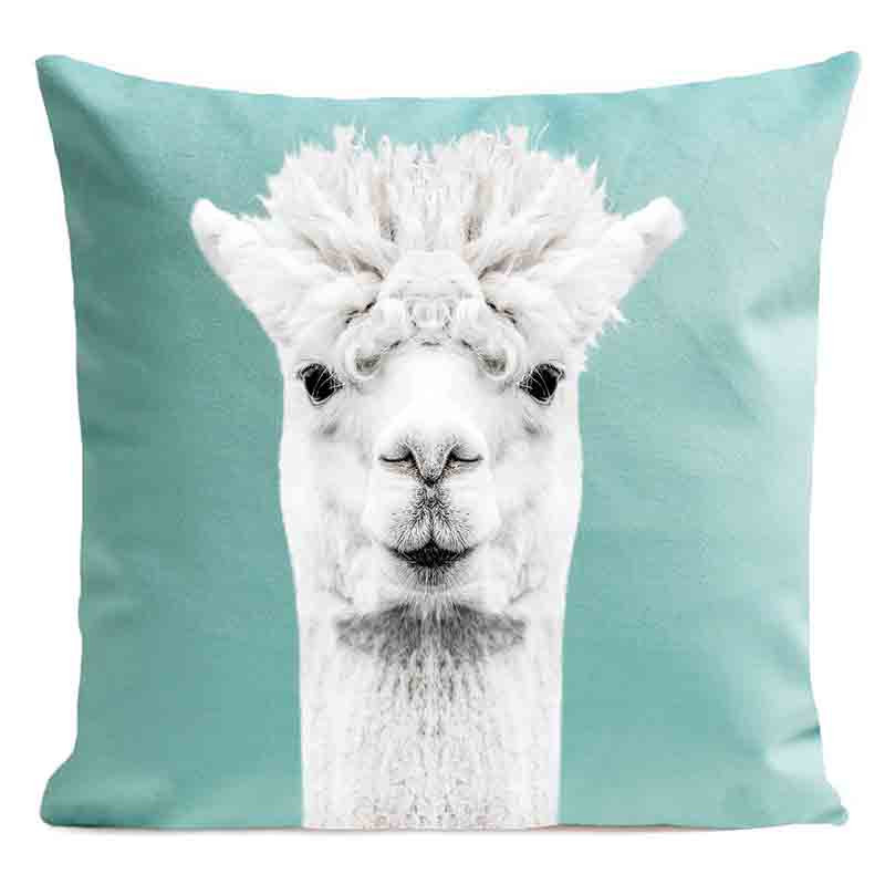 Coussin Serge le Lama by ART PILO Coussin Serge le Lama by ART PILO