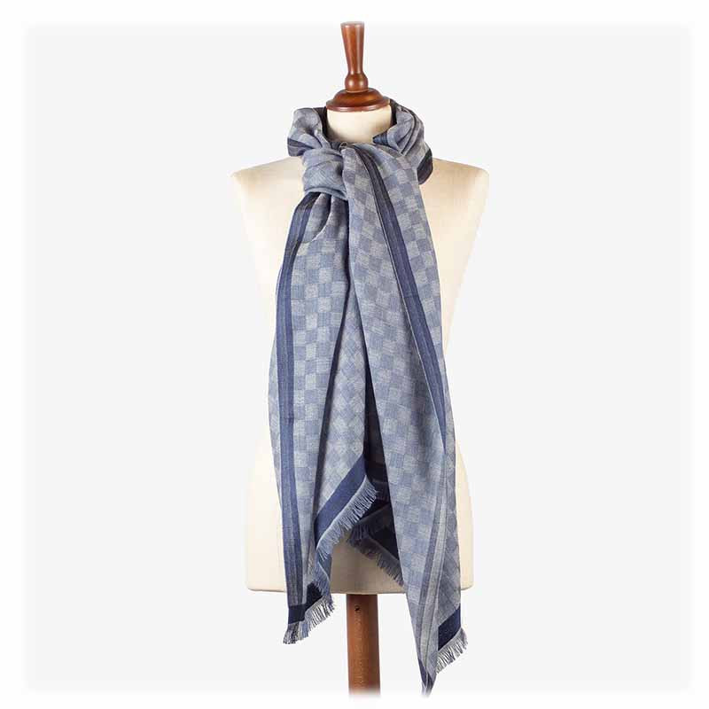 Châle Damasco Bleu | Del Carmen | Idées Cadeaux Femme Châle Damasco Bleu | Del Carmen | Idées Cadeaux Femme