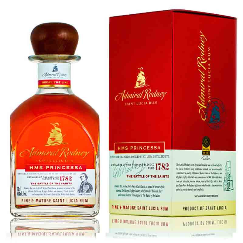 Admiral Rodney | Rhum vieux de Sainte Lucie | Idée Cadeau