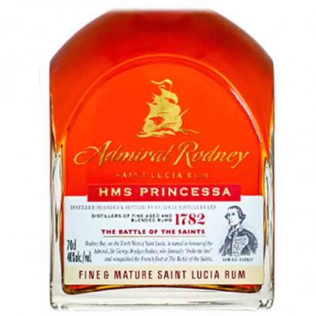 HMS Princessa | Rhum Admiral Rodney | cadeaux affaires