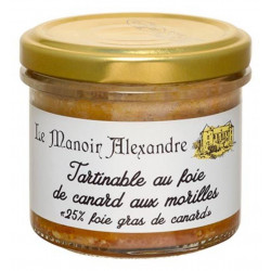Manoir Alexandre | Tartinable de foie gras de Canard aux Morilles
